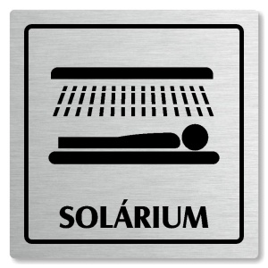 Solárium, 148x148mm, stříbrná, Arizona